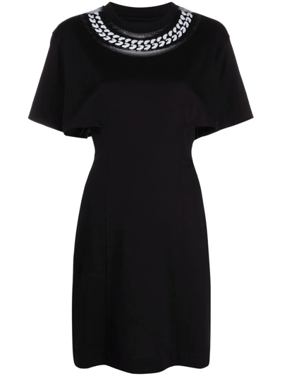 GIVENCHY CHAIN-PRINT T-SHIRT DRESS