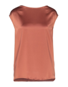Gianluca Capannolo Woman Top Rust Size 6 Triacetate, Polyethylene In Red