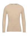 Grey Daniele Alessandrini Sweaters In Beige