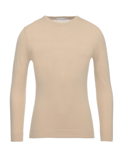 Grey Daniele Alessandrini Sweaters In Beige
