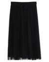 Red Valentino Midi Skirts In Black