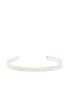 Wouters & Hendrix Chain-texture Bangle Bracelet In Silver