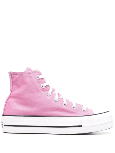 Converse Chuck Taylor Platform Trainers In Pink