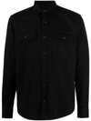 ERMENEGILDO ZEGNA MULTIPLE POCKET LONG-SLEEVE SHIRT