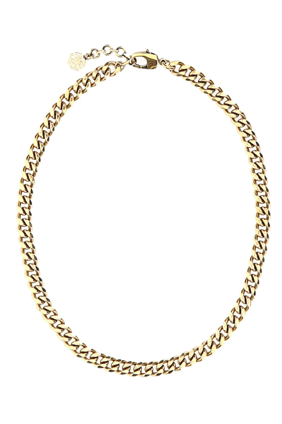 Alexander Mcqueen Women's  Gold Other Materials Necklace