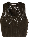 Ulla Johnson Women's Belle Crochet Bra Top In Grün