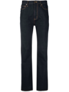 SAINT LAURENT HIGH-RISE STRAIGHT-LEG JEANS