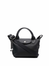 Longchamp Xs Le Pliage Energy Top Handle Bag In Black