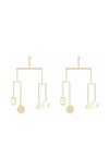 Mateo 14kt Yellow Gold Kinetic Object Mobile Single Earring In Gold