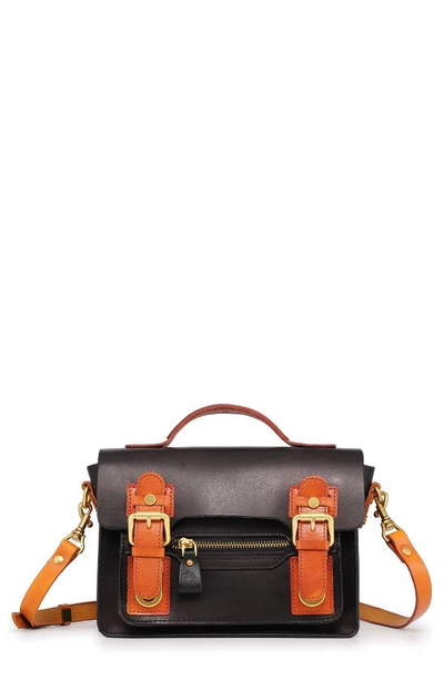Old Trend Aster Mini Leather Satchel In Black