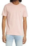 Allsaints Brace Tonic Crewneck T-shirt In Dahlia Pink