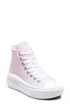 Converse Chuck Taylor® All Star® Move High Top Platform Sneaker In Pale Amethyst/ White/ White