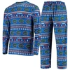 Concepts Sport Men's  Royal Florida Gators Ugly Sweater Knit Long Sleeve Top And Pant Set In Royal