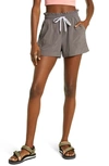 Zella Camp Shorts In Grey Kitten