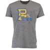 Retro Brand Original  Heather Gray Pitt Panthers Vintage Tri-blend T-shirt In Heather Gray