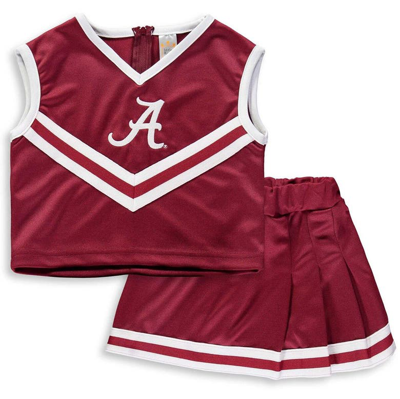 Little King Kids' Girls Youth Crimson Alabama Crimson Tide Two-piece Cheer Set