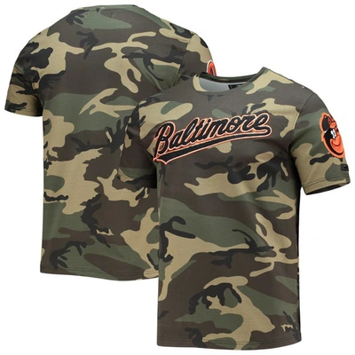 Pro Standard Men's  Camo Baltimore Orioles Team T-shirt