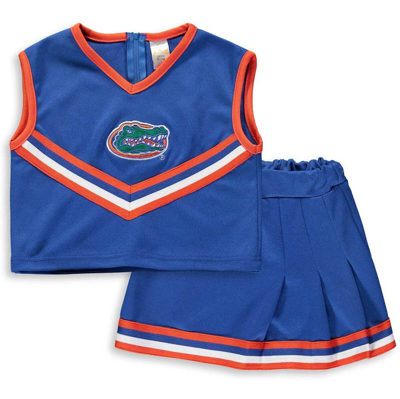 Little King Kids' Girls Youth Royal Florida Gators Two-piece Cheer Set