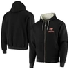 Dunbrooke Black Tampa Bay Buccaneers Craftsman Thermal-lined Full-zip Hoodie In Black