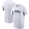 NIKE NIKE WHITE SEATTLE SEAHAWKS PRIMARY LOGO T-SHIRT