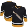 OUTERSTUFF YOUTH BLACK PITTSBURGH PENGUINS 2021/22 ALTERNATE PREMIER JERSEY