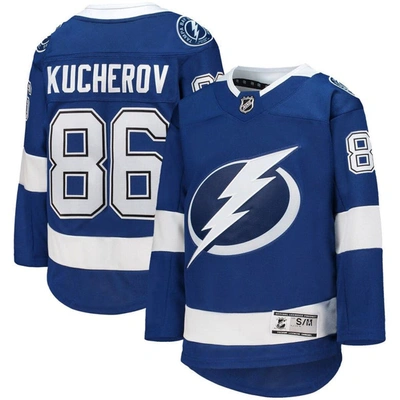 Outerstuff Kids' Youth Nikita Kucherov Blue Tampa Bay Lightning Home Premier Player Jersey
