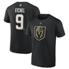 Fanatics Branded Jack Eichel Black Vegas Golden Knights Authentic Stack Name & Number T-shirt In Black