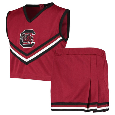 Little King Kids' Girls Youth Garnet South Carolina Gamecocks Two-piece Cheer Set