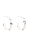 WOUTERS & HENDRIX CHAIN-TEXTURE HOOP EARRINGS