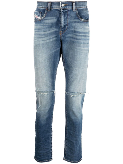 Diesel Low-rise Skinny Jeans In Blue