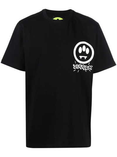 Barrow Face-print T-shirt In Black