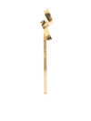 Wouters & Hendrix Swirl Twisted Earrings In Gold