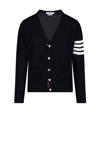 Thom Browne Merino Wool 4-bar Cardigan