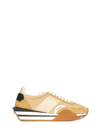 Tom Ford Men's James Colorblock Platform Low-top Sneakers In Beige
