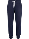 Polo Ralph Lauren Polo Pony Cotton-blend Track Trousers In Blue
