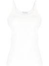Off-white Cut-out Detailed Vest Top In White