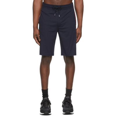 Paul Smith Navy Jersey Lounge Shorts In 48 Blues