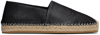 VALENTINO GARAVANI BLACK LOGO ESPADRILLES