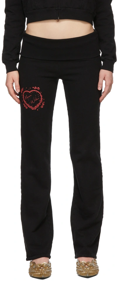 Maisie Wilen Black Pop Lounge Pants