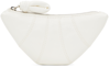 LEMAIRE WHITE COIN CROISSANT POUCH