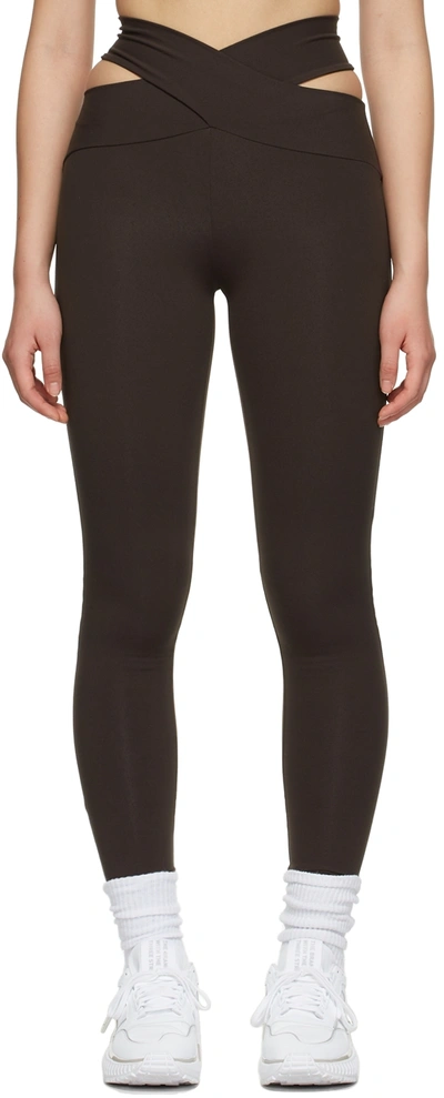 Live The Process Brown Orion Leggings In Black