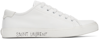 SAINT LAURENT WHITE CALFSKIN MALIBU LOW trainers