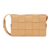 Bottega Veneta Tan Cassette Bag In 2714 Almond Gold