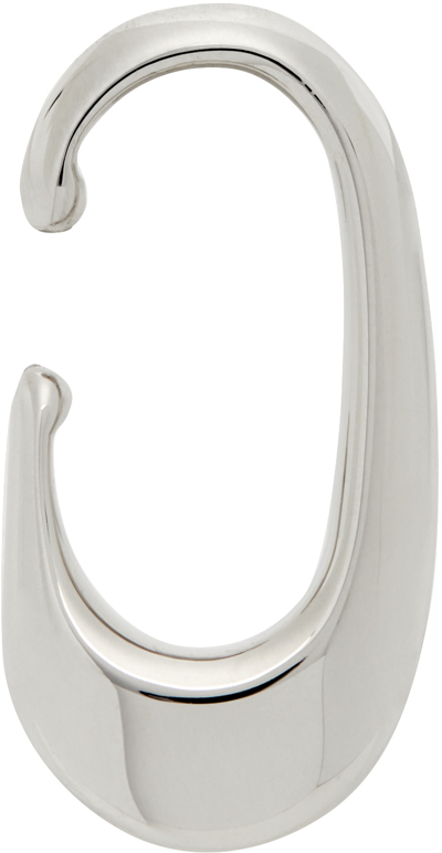 Lemaire Silver Long Drop Single Ear Cuff In 927 Silver