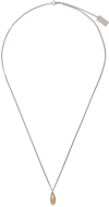 LEMAIRE SILVER SEED PENDANT NECKLACE