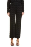 MISSONI TONAL ZIGZAG WOOL BLEND KNIT trousers