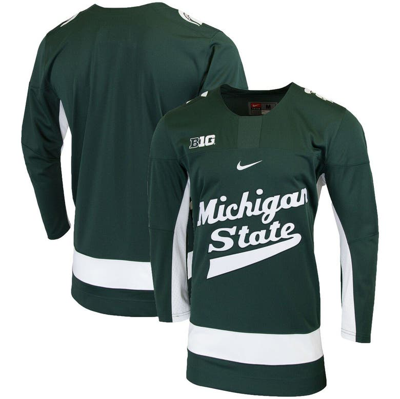 Nike Green Michigan State Spartans Replica College Hockey Jersey