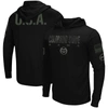Colosseum Men's Black Colorado State Rams Oht Military-inspired Appreciation Hoodie Long Sleeve T-shirt In Black