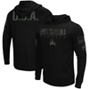 Colosseum Men's  Black Ecu Pirates Oht Military-inspired Appreciation Hoodie Long Sleeve T-shirt In Black