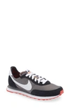 Nike Waffle Trainer 2 Big Kids' Shoes In Flat Pewter,black,siren Red,white